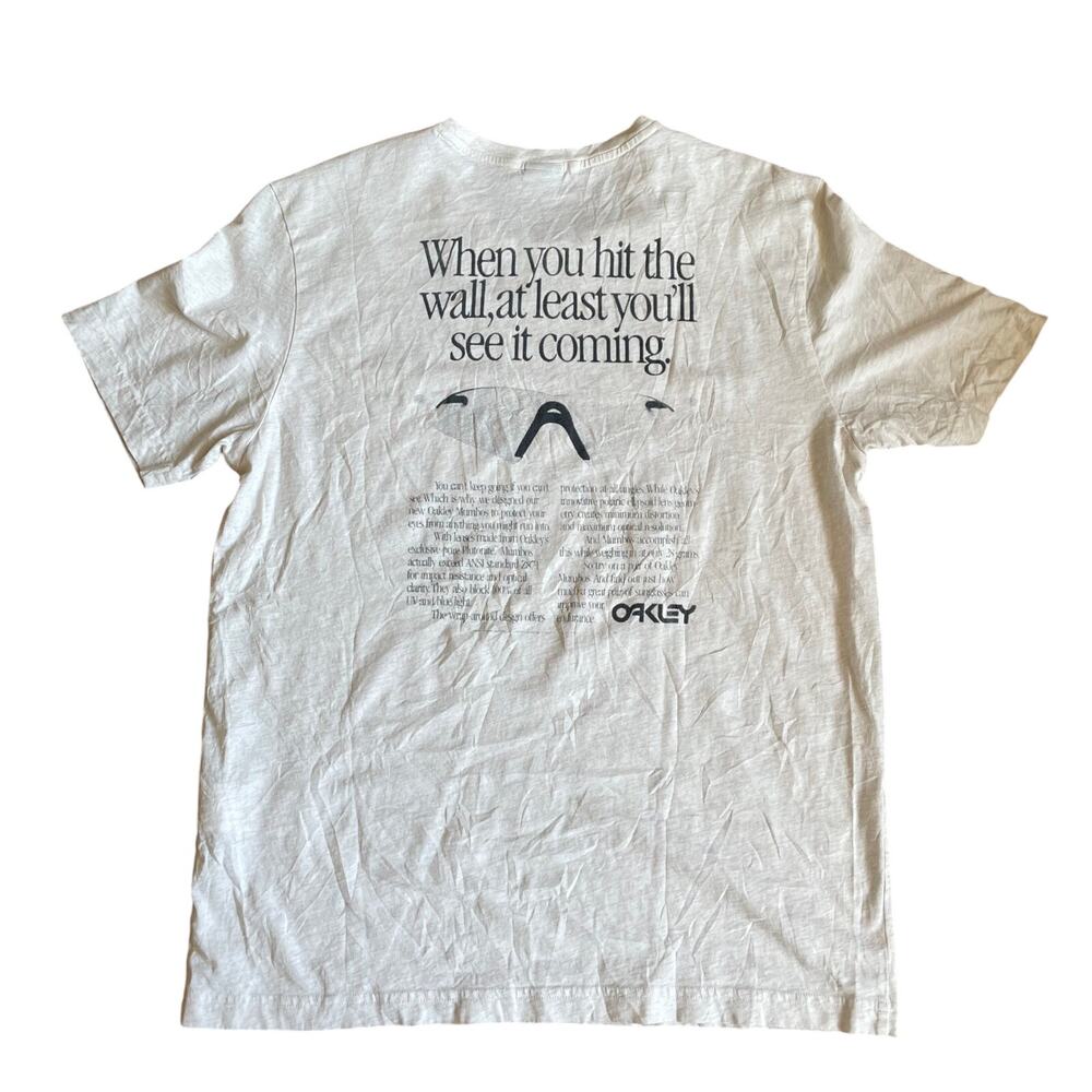 Vintage 90's Oakley Graphic Tee Distressed XL